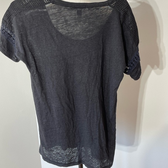 J. Crew size extra small burnt out top won’t cute sleeve detailing - Picture 10 of 10